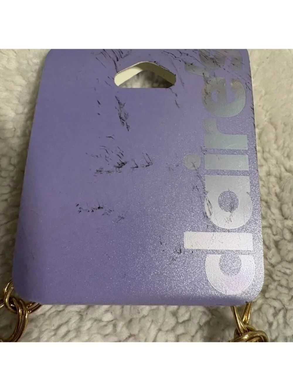 NWT Y2K Claire's Gold Chain Hand Ring Indie Boho Bracelet